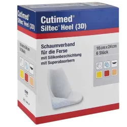 Cutimed Siltec Heel 3D BSN 16 x 24 cm | 24 Stück